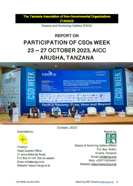 CSO week Report 2023