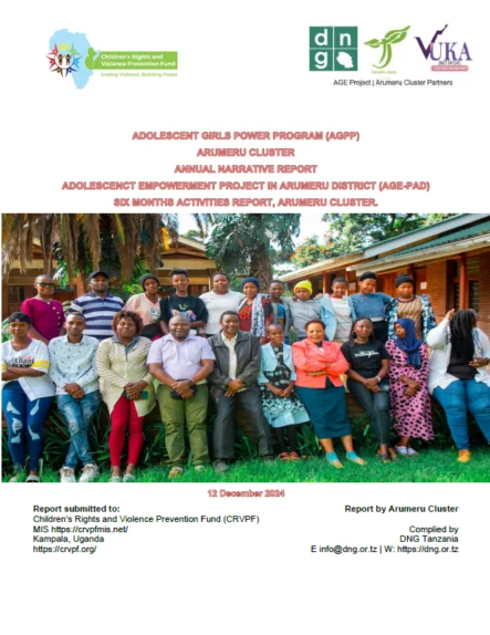 DNG Tanzania AGE Project Phase I Report 2024